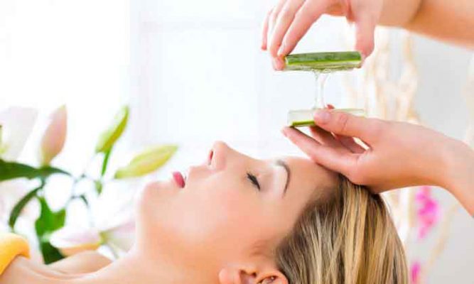 ماساژ آلوئه ورا